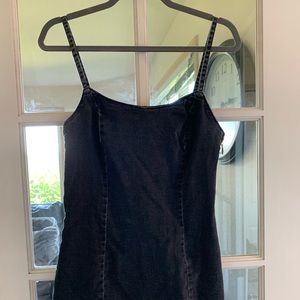 Black denim bodycon dress :) Size Medium